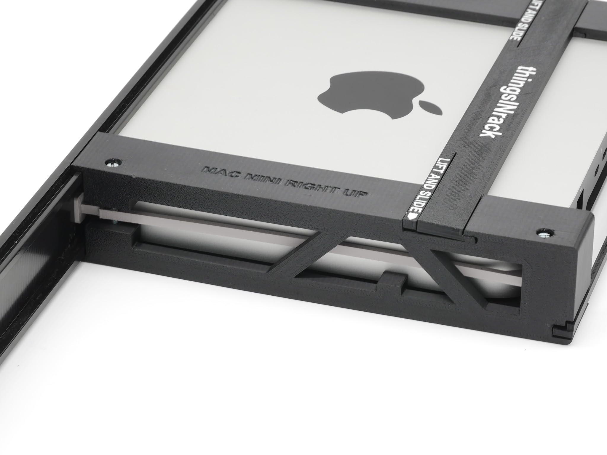 thingsINrack Rack mount made for Apple mac mini 19inch 1U
